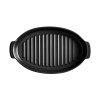 Emile Henry GRILL Naczynie - Forma do Grillowania 42 cm / Czarne